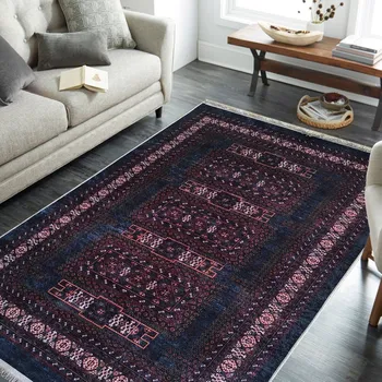 Koberec Tmavý vintage koberec s výrazným orientálním vzorem Šířka: 80 cm | Délka: 150 cm