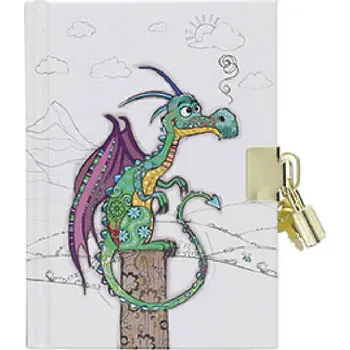 Zápisník Zápisník A6 se zámkem LESA636J03 BUG ART KOOKS KIUB