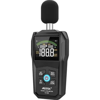 Hlukoměr Mestek SL720B SMART digitální hlukoměr s barevným LCD displejem, mobilní aplikace