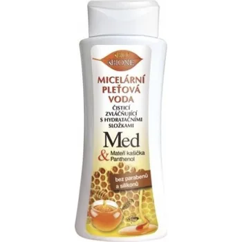 Přípravek na čištění pleti a oči Micelární voda Med + mateří kašička a panthenol 255ml