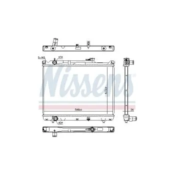 Chladič motoru Chladič motoru NISSENS 64206