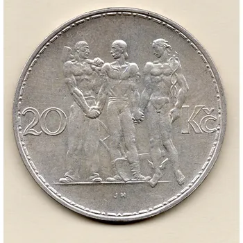 Československo – 20 Kč 1933