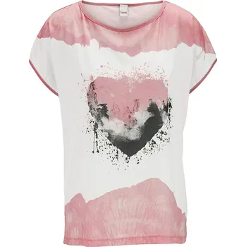 Dámské tričko Tričko Heine Rosa/ Weiß 8510962 40