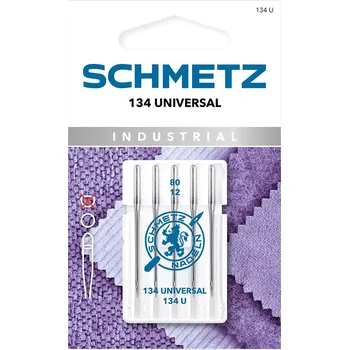 Schmetz Jehly univerzální pro vysokootáčkové stroje 134 U VCS 80