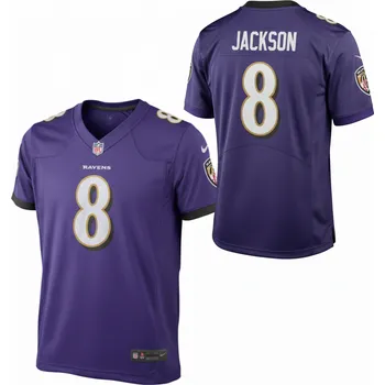 Pánský dres Lamar Jackson #8 Baltimore Ravens NFL Nike Game Home Jersey Velikost: XL
