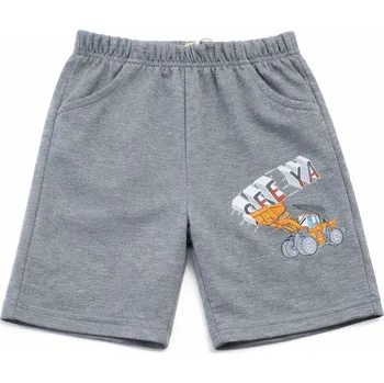 xcena Kraťasy šedé s obrázkem bagra Velikost: 3 roky