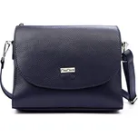 Kožená crossbody kabelka MiaMore 01-067 tmavě modrá