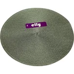 Prostírání ELLY kulaté 35 cm tmavě šedé