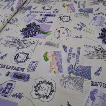Pro útulný domov bavlněná látka LEVANDULE PROVENCE
