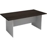 Jednací kancelářský stůl PRIMO GRAY, 180x90 cm, šedá/wenge