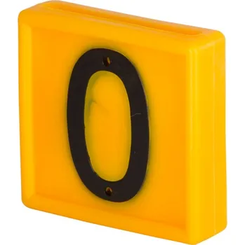 Chov hospodářského zvířete Navlékací číslo žluté plastové 2