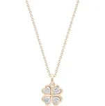 Tiami Řetízek z růžového zlata s diamantovým přívěskem Lucky