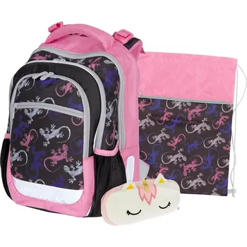 Školní batoh Školní set třídílný Junior Lizzard