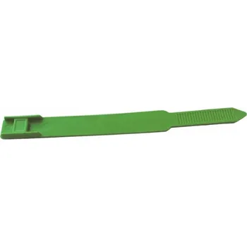 Chov hospodářského zvířete Páska na nohu plast standard se zámkem, 35cm, balení 10ks červená