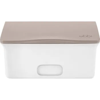 Úložný box Ubbi Dávkovač na vlhčené ubrousky Taupe