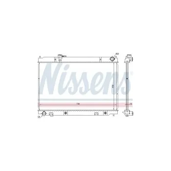 Chladič motoru Chladič motoru NISSENS 681214