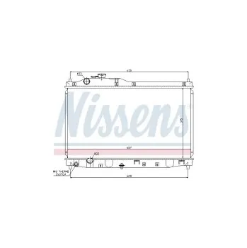 Chladič motoru Chladič motoru NISSENS 68145