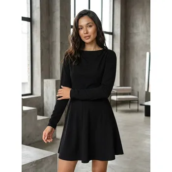 Oblečení a móda Sinsay - Teplákové šaty - černá - 617FI-99X - 617FI-99X-M