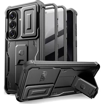 Pouzdro na mobilní telefon Tech-Protect | Tech-Protect Kevlar Cam kryt na Samsung Galaxy S26, černý