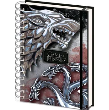 Game of Thrones: Houses - zápisník v kroužkové vazbě