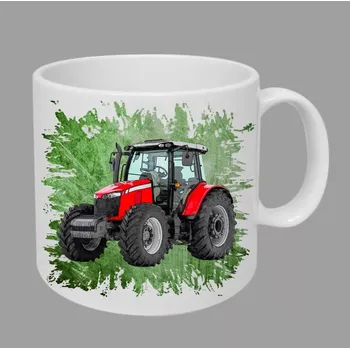 Moon River Massey Ferguson 6713R hrnek s traktorem zelený obsah 330 ml (hrneček traktor)