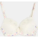 Sinsay - Push-up podprsenka s krajkou - krémová - 596IJ-01X - 596IJ-01X-75C