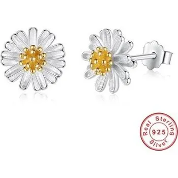 Náušnice Prosperk Stříbrné náušnice drobné sedmikrásky S0501