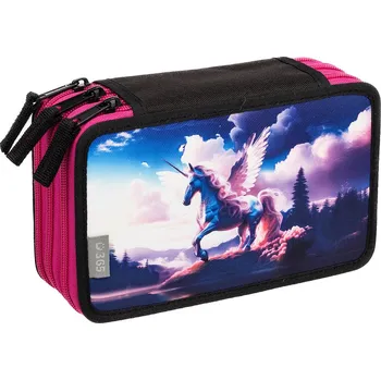 Penál Stil Školní penál třípatrový Dreaming Růžová