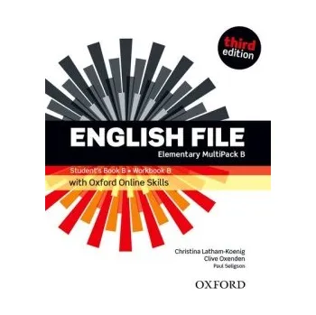 Anglický jazyk English File Elementary Multipack B with Oxford Online Skills (3rd) without CD-ROM