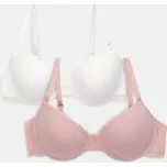 Sinsay - Pevné podprsenky s krajkou 2 balení - vícebarevná - 581IJ-MLC - 581IJ-MLC-85C