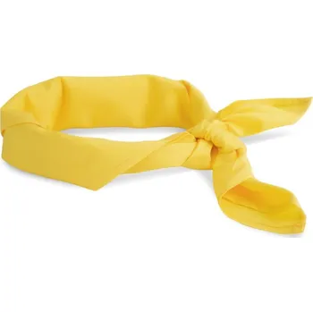 Šátek KARIBAN Bavlněný šátek Bandana KP 451 Velikost: uni, Barva: žlutá