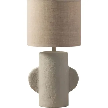 Lampička Micadoni Béžová stolní lampa Calantha 43 cm