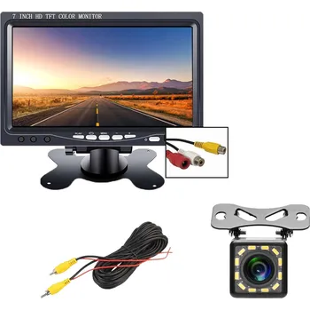 Couvací kamera Parkovací set LCD 7" + kamera 12 LED