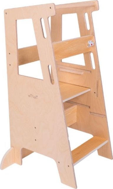 eliNeli Rostoucí učící věž pro děti 3v1 90 cm se stabilizačními prvky