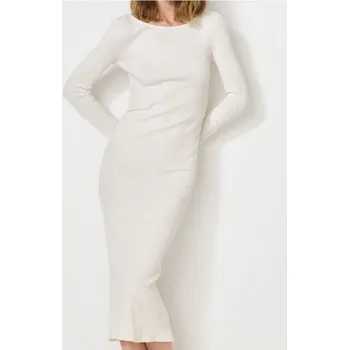 Dámské šaty Sinsay - Maxi šaty - krémová - 227FJ-01X - 227FJ-01X-L