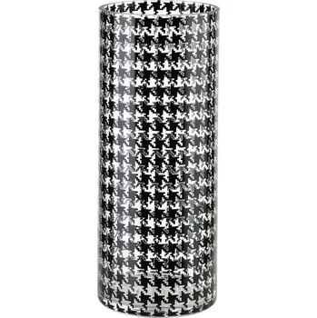 Váza Váza Serenite 12x30 cm černá/čirá