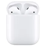 Bezdrátová sluchátka Apple AirPods / Bluetooth / mikrofon / bílá