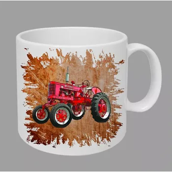 Moon River McCormick FARMALL hrnek s traktorem oranžový obsah 330 ml (hrneček traktor)