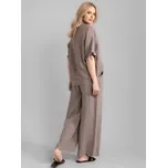 Perso Dámské kalhoty PTE255056F Hnědá Regular Fit 42