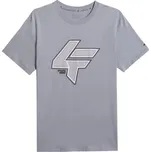 Pánské triko 4F TSHIRT MEN XXL Šedá, Černá