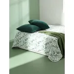 Sinsay - Přehoz na postel s rostlinným motivem - zelená - 498HN-76X - 498HN-76X-ONE