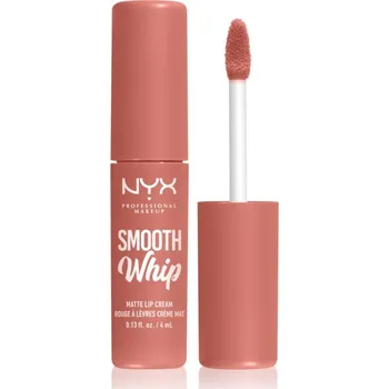 Rtěnka NYX Professional Makeup Smooth Whip Matte Lip Cream sametová rtěnka s vyhlazujícím efektem odstín 22 Cheeks 4 ml