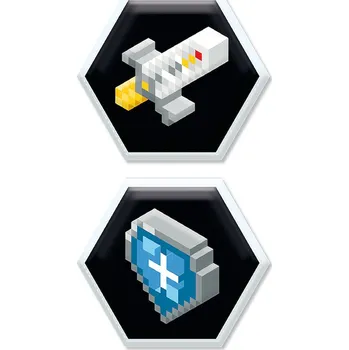 Školní batoh Vyměnitelná aplikace na suchý zip Pixel Quest