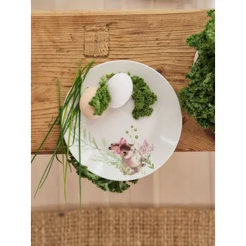 Talíř Sinsay - Velikonoční talíř s potiskem zajíčka - vícebarevná - 768IZ-MLC - 768IZ-MLC-ONE