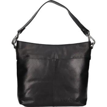 Kabelka Dámská kožená kabelka Greenwood Stella - černá