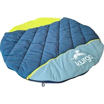 Pelíšek pro psa Kurgo Pup Sack spací pytel pro psy 76 cm žlutý/modrý