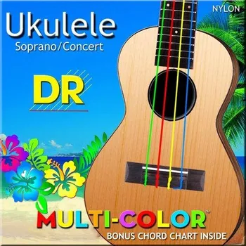 Struna pro hudební nástroj DR Strings Multi-Color UMCSC