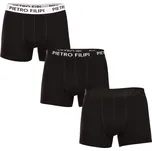 Pietro Filipi 3PACK pánské boxerky černé (3BCL004) L