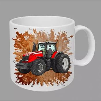 Moon River Massey Ferguson 8670 hrnek s traktorem oranžový obsah 330 ml (hrneček traktor)