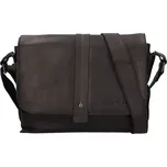 Pánská kožená taška přes rameno Greenwood James - černá